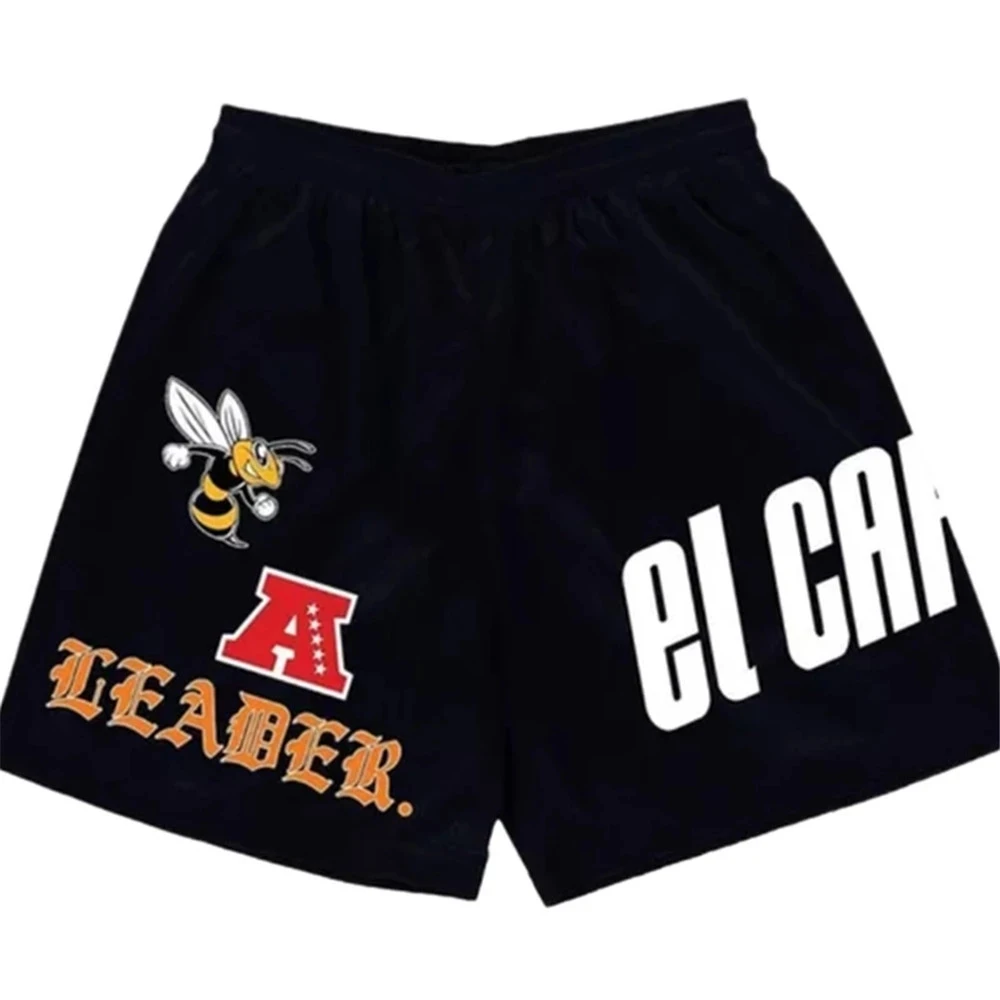 New Little bee Men Women Classic GYM Basketball Workout Mesh Shorts Fashion Design Shorts Men Casual sports shorts 4
