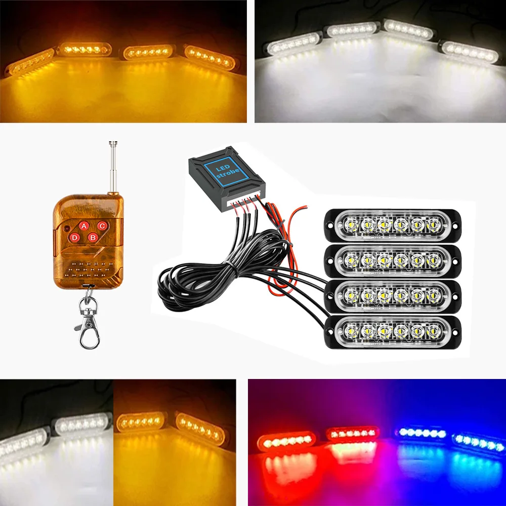  LED Ʈκ  ȣ, ׸  Ʈ, Ʈ ȣ, 4 in 1 24LED   ȣ, 12V 24V
