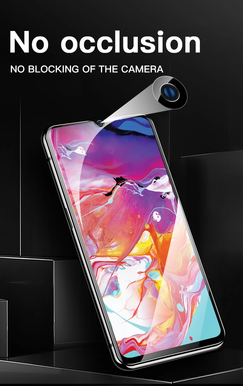 Gehärtetes Glas für Samsung Galaxy A50 A70 A10 A20 A30S A40 Displayschutzfolie für Samsung A01 A11 A21S A31 A41 A51 A71 A12 A32 A52 – Detail 6