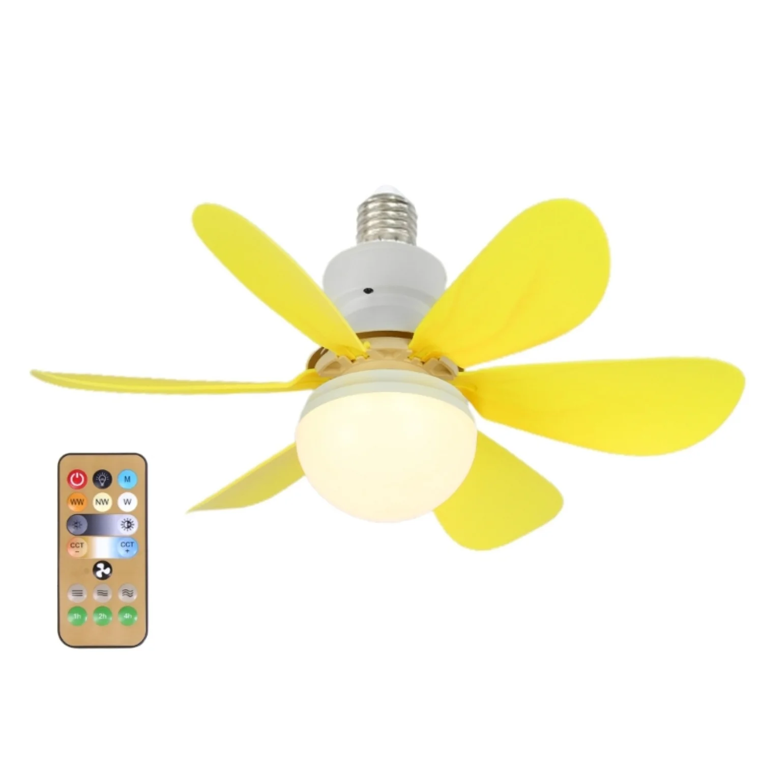 Intelligent  Fan Lamp 30W with Remote Control & Timing for Shop Kitchen 5