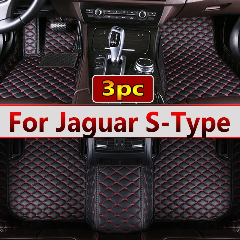 

Автомобильные коврики для Jaguar S-Type SType S Type 1999 ~ 2007, коврик, прочный кожаный коврик, подкладки против грязи, детали интерьера, автомобильные аксессуары