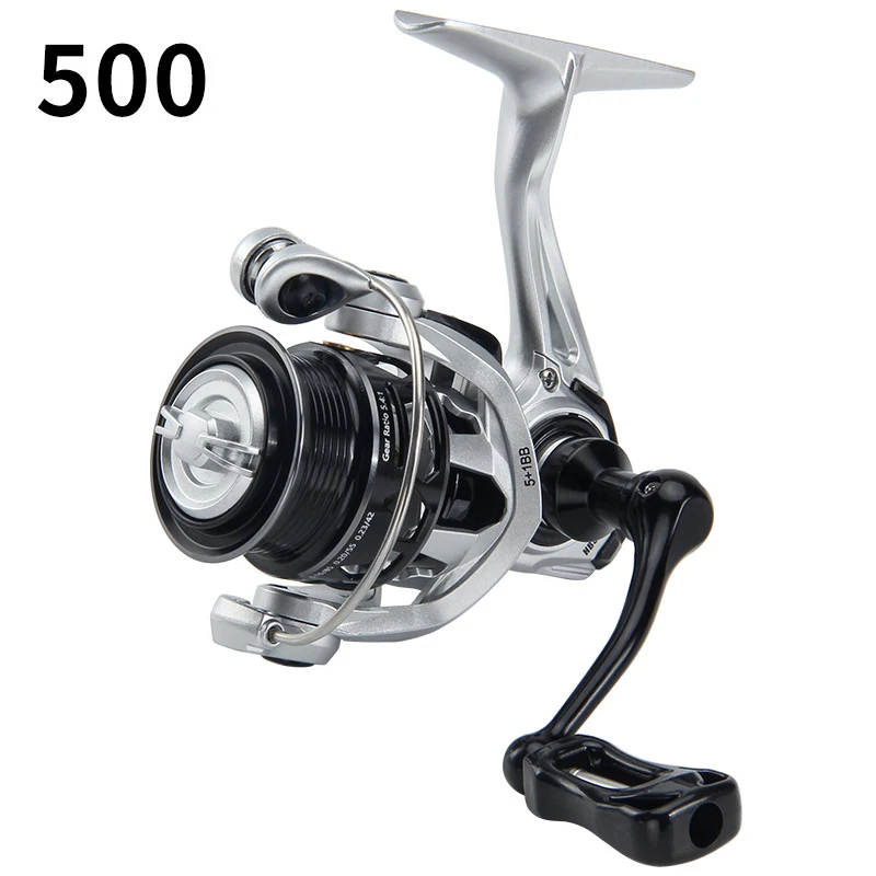 LIDAFISH 500/800 Series Ultra Light Carbon Body Spinning Fishing Wheel  5+1BB Durable Anticorrosion No Gap Fishing Reel