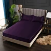 Fashionable Satin Elastic Fitted Sheet No Pillowcases Elastic Bands For Mattress Cover King Size 200*220 Bed Cover Bedding 4