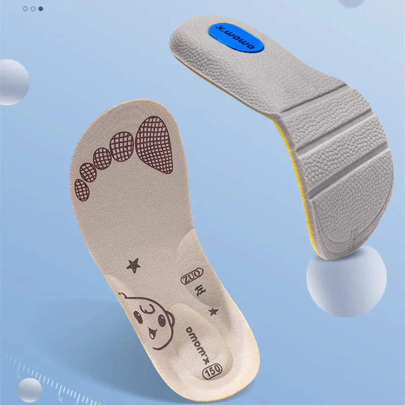 Kids Orthopedic Insoles Children Flat Foot Arch Support Pad Shoe Sole Sponge Breathable Deodorizers For Shoes Accesories