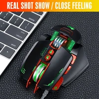 T-WOLF Gaming Mouse Wired  8-button 3200DPI LED Optical USB Computer Mouse Silent with Game Programming For PC Laptop Gamers 6