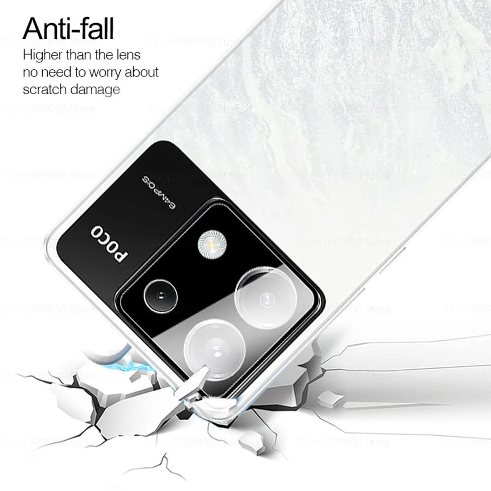 3D Curved Tempered Glass Rear Camera Protective Case, 6.67 inches