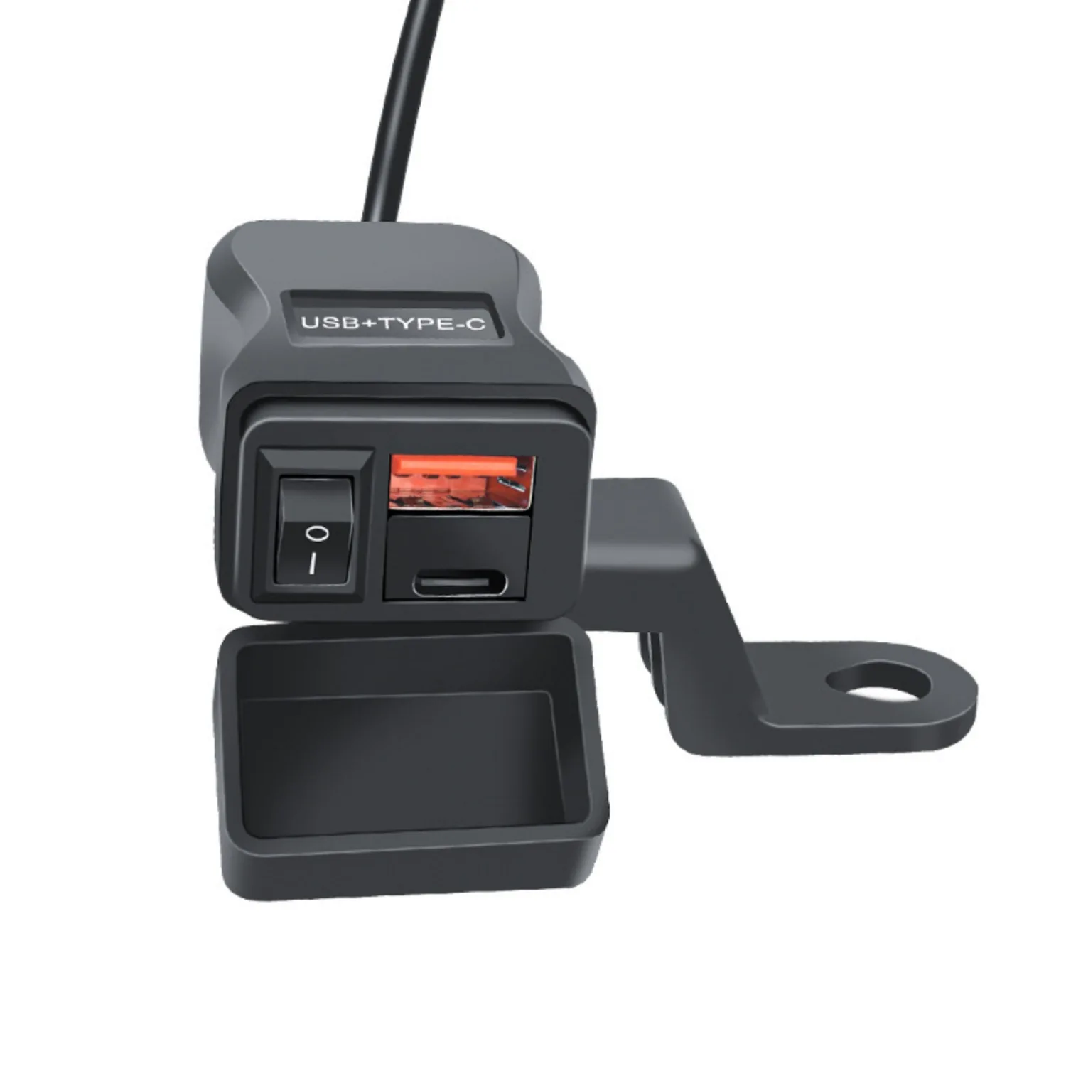 Type-C port and ON/OFF switch detail