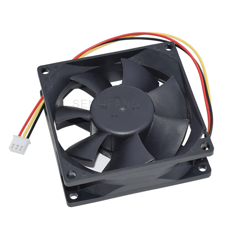 Ventilador de refrigeración de 3 líneas, dispositivo aplicable a EFC-08E12D-EF05 DC 12V, 0.4A, 80x80x25mm, nuevo