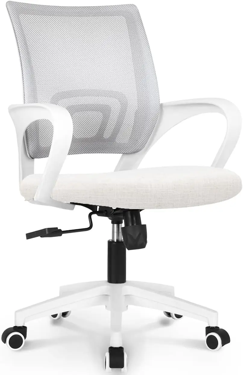 NEO CHAIR Computer Desk Chair Gaming - Ergonomic Mid Back Cushion Lumbar Support with Wheels Comfortable Mesh Racing