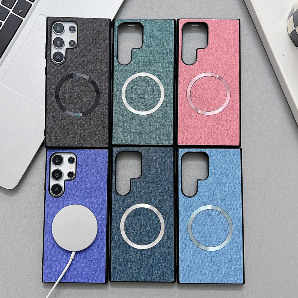 Luxury Magnetic Wireless Charging Phone Case Cover