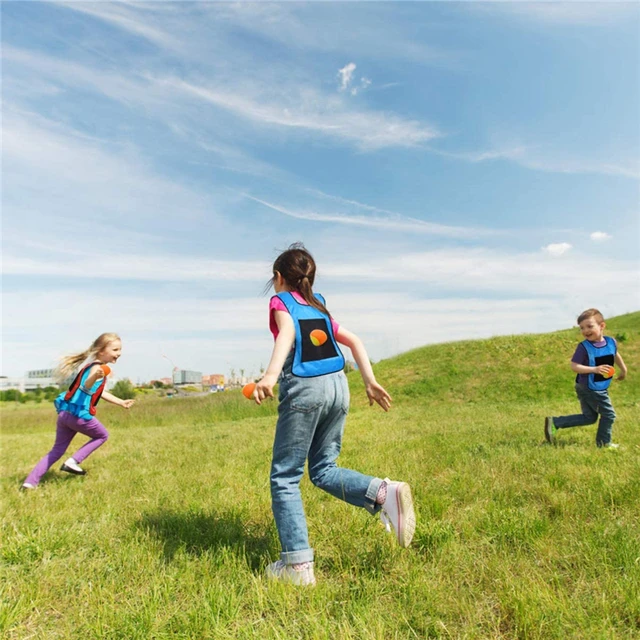 Kids toys boys jeux enfant brinquedos Outdoor Game Sticky Ball Jersey Vest Waistcoat Throwing For Children sports entertainment 6