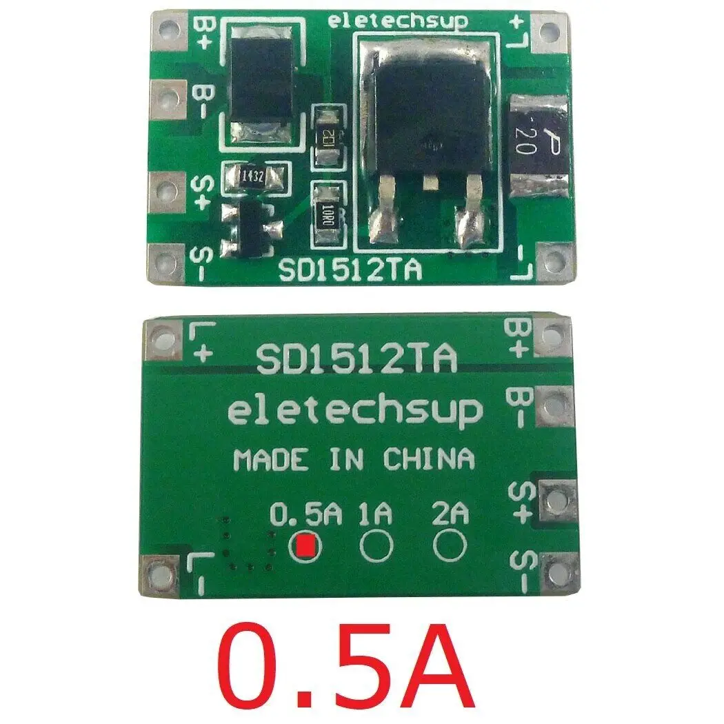 3-18V 0.5A 1A 2A 태양광 충전 자동 LED 드라이버 리튬 납산 배터리 Lifepo4