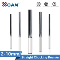 XCAN Straight Flute Carbide Machine Reamer 4/6 Flute Chucking Reamer Machine Cutting Tools 2 2.5 3 4 5 6 7 8 9 10mm 1