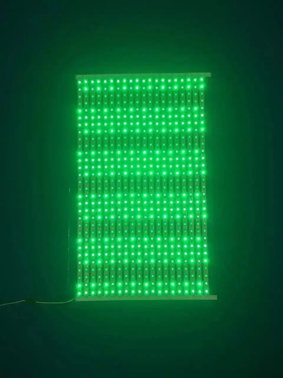 30*24 픽셀 RGB 풀 컬러 WS2812B 유연한 LED 픽셀 패널 조명 DC5V, 패널 크기: 50cm*40cm
