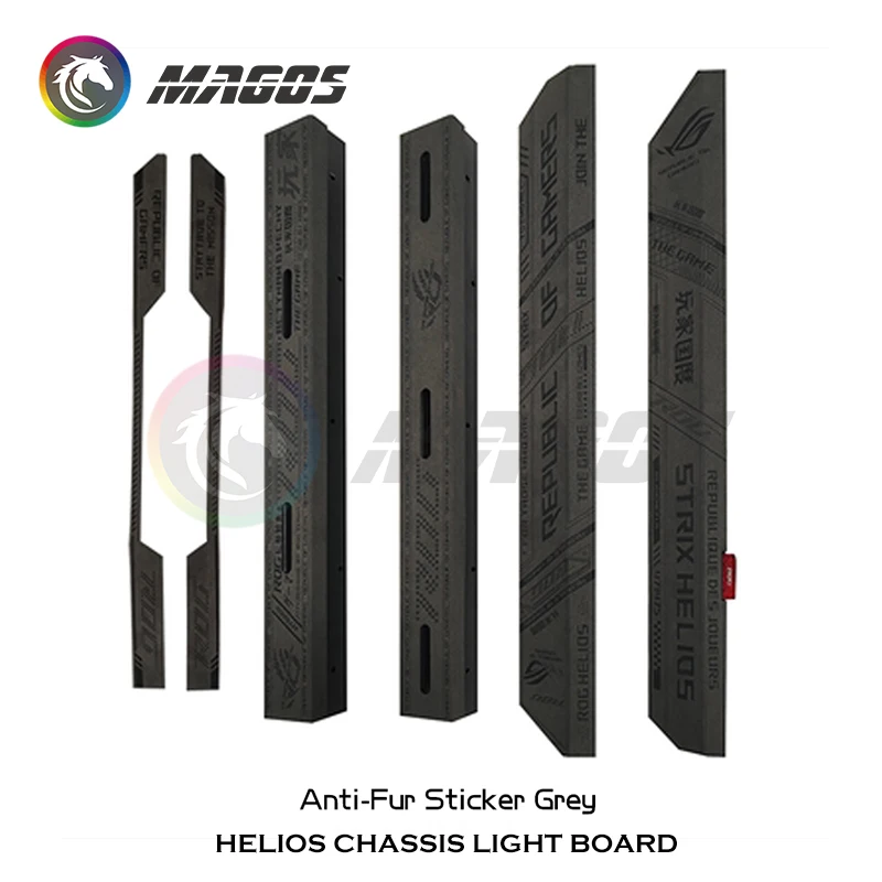 Painel de Luz Rgb Backplate Display Dinâmico para Asus Rog Strix Helios Casepc Gamer Faça Você Mesmo Led Computer Case Decoração 5v m b Sync - Imagem 2