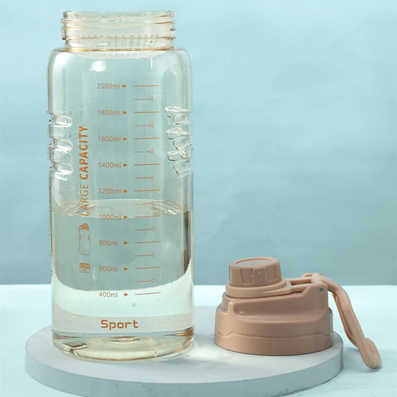 1.5L Plastic Water Bottle Portable Drinking Cup Girls Leakproof Shaker Mug Travel Gym Water Bottle for Outdoor Sports Fitness