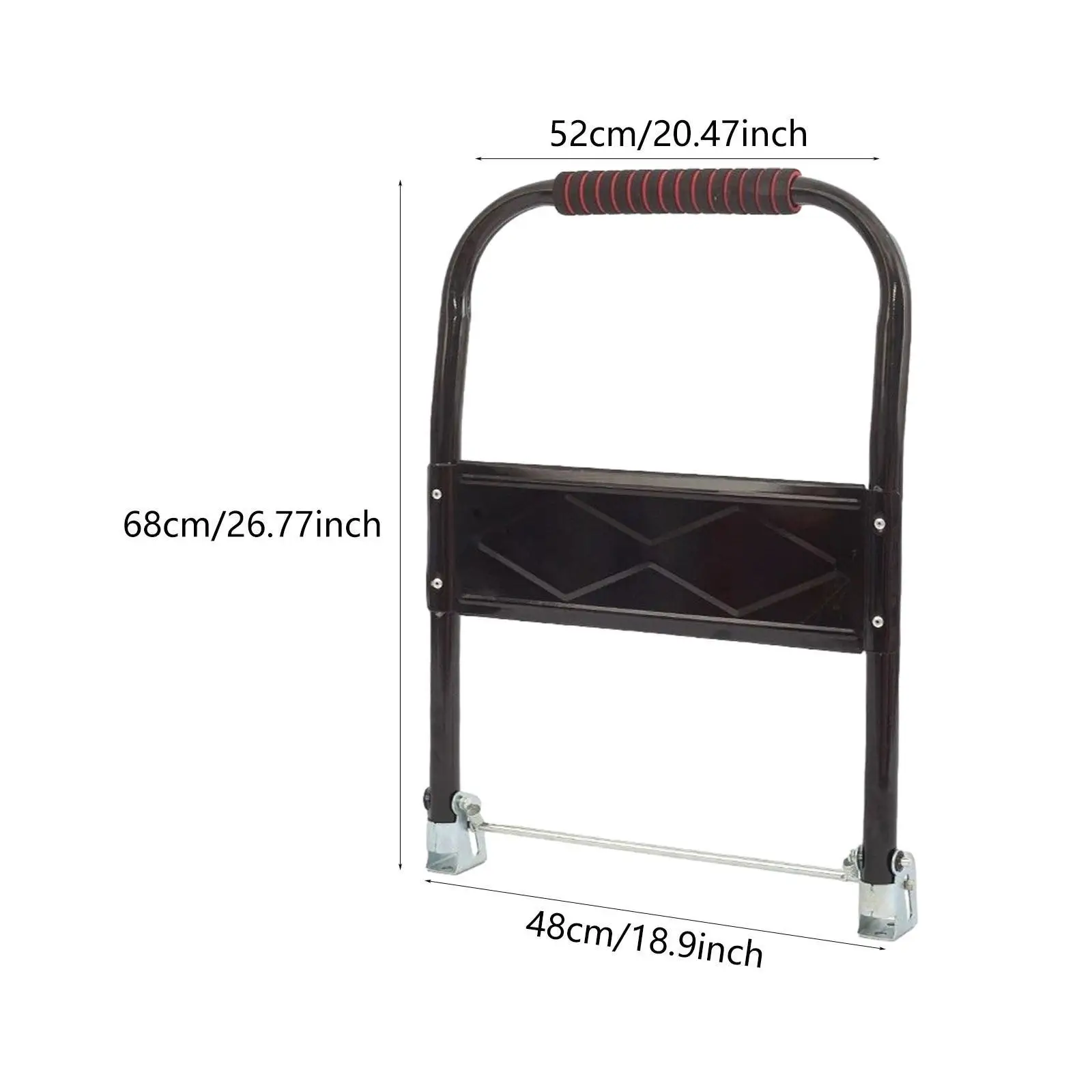 Flatbed Cart Handle High Performance Accessories Spare Parts Premium Foldable for Hand Moving Cart Moving Garage Groceries