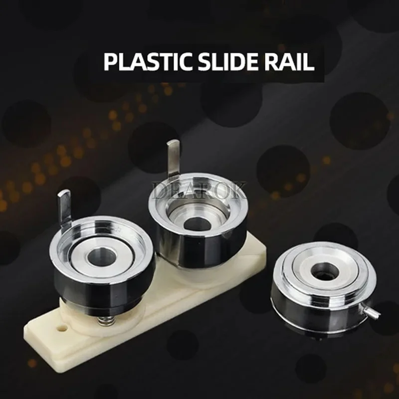 25-75MM Badge Button Maker Mold for Button Pin Badge Press Maker Machine Punching Mould DIY Making Dies Slide Rail Molds