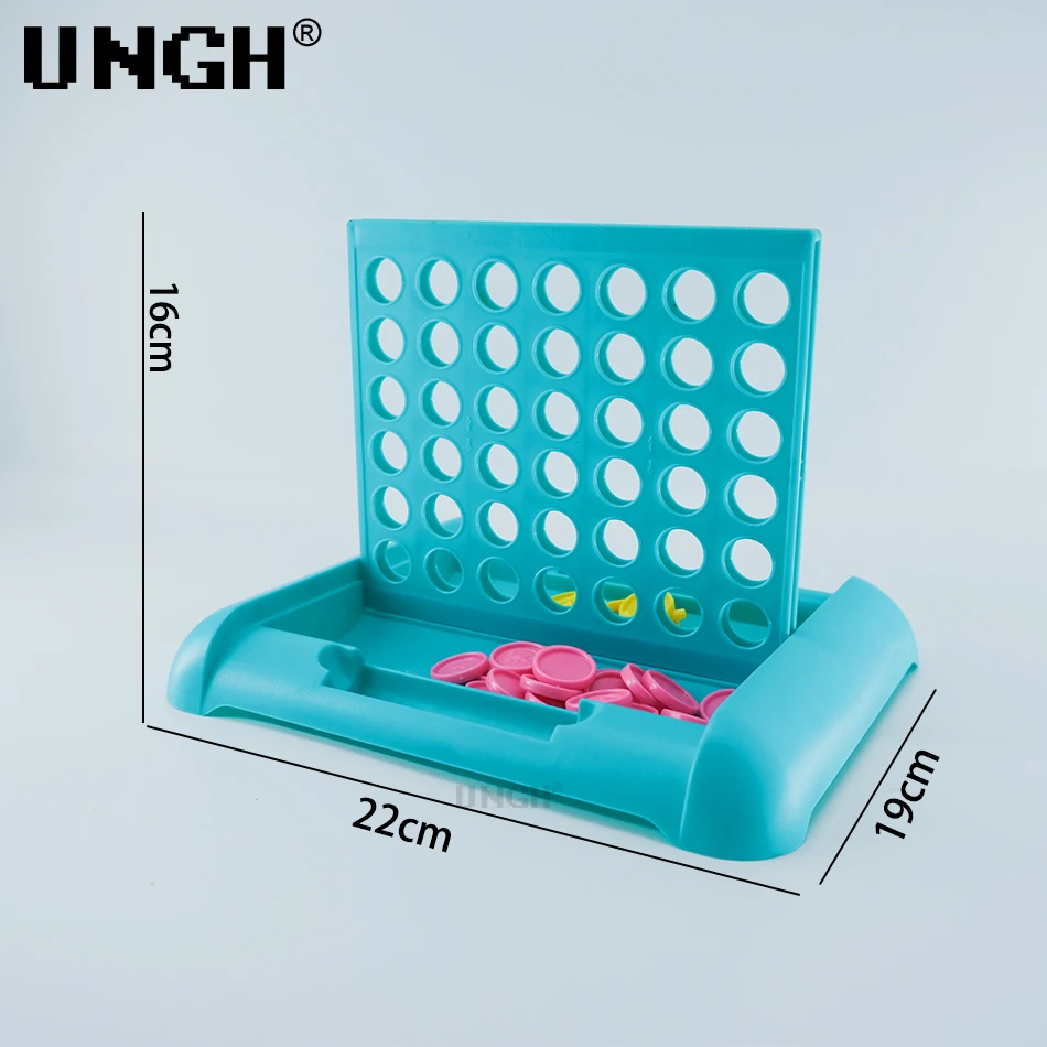 UNGH ファミリーホームボードゲーム 4 連ビンゴチェス接続クラシックおもちゃ教育玩具子供のための子供のエンターテイメントゲーム