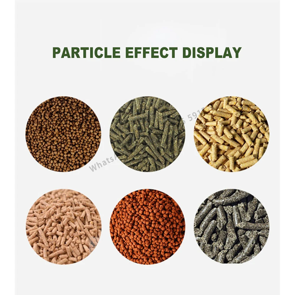 100-150kg/h Pellet Machine Pelletizer Animal Feed Food Pellet Making Machine Farming Burning Particles Granulator with a Motor