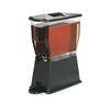 1085203 TrimLine Clear Economy Single Base Beverage Dispenser, 3.5 Gallon Capacity, Black 6