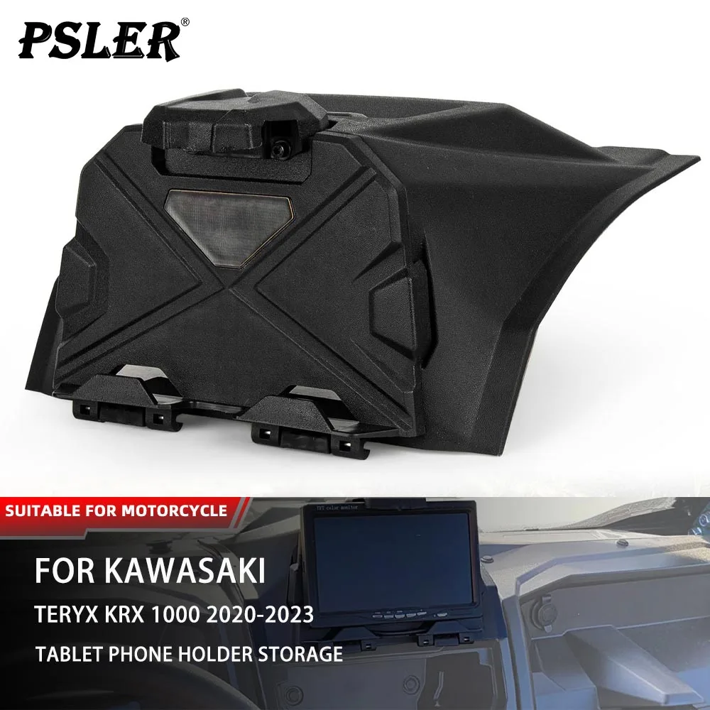 Motorcycle Accessory Electronic Device Tablet Phone GPS Holder Storage Box Organizer Tray for KAWASAKI Teryx KRX 1000 2020-2023