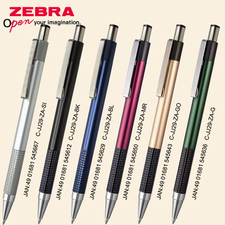 1pcs Japan ZEBRA Gel Pen GJ-301 Metal 0.5mm Black Pen C-JJ29-ZA