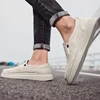 2025 Men's Casual Shoes High Quality Fashion Flats Genuine Leather Men Daily Round Toe Skateboarding Shoes Man Big Size 37-47 1