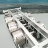 1/14 RC 3-axle Trailers Metal Frame Trailer for Remote Control Tractor Truck Dumper Tipper Car DIY Mode 40 Feet Container Toys 4