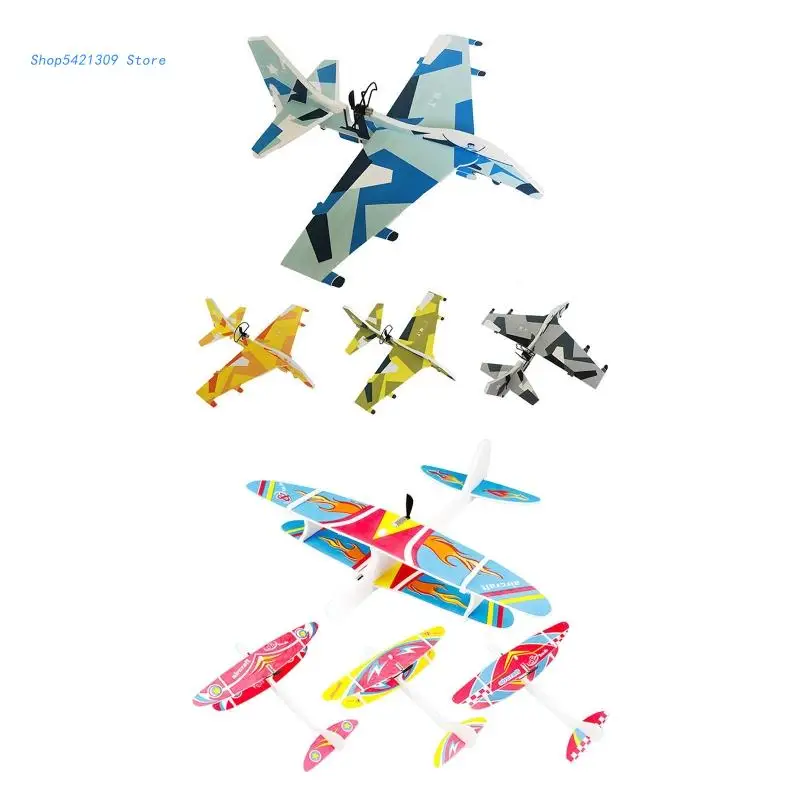 

85WA Electric Power & Throwing Flying Toys Glider/Fighter Planes for Kids