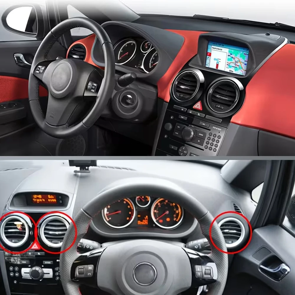 복스홀 오펠 아담 전 모델 2013- 코르사 D 전 모델 2007-2015용 에어컨 히터 송풍구 커버 아울렛 그릴 13417363 2201099