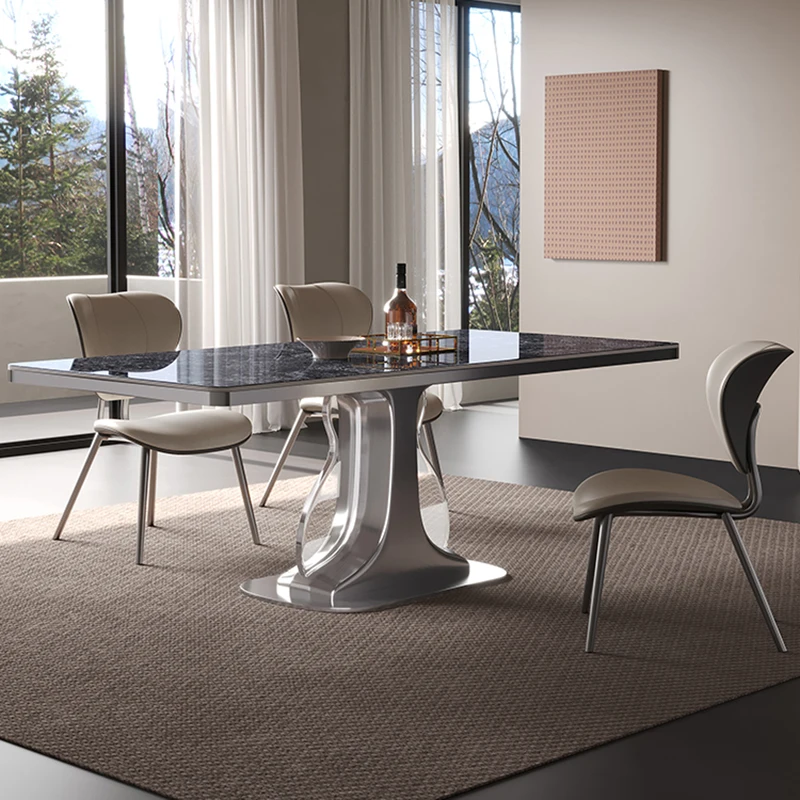 

Nordic Luxury Dining Table Large Accent Coffee Garden Dining Table Hallway Conference Muebles De Cocina Restaurant Furniture