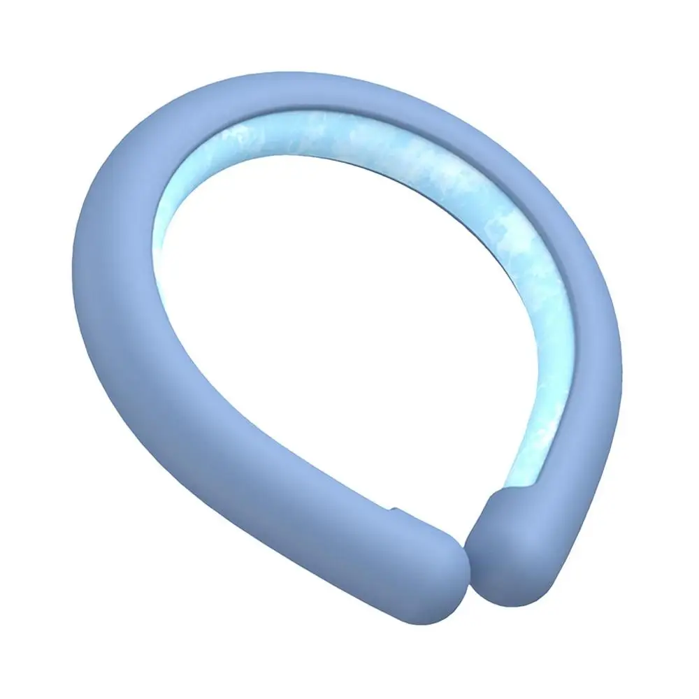 Anello refrigerante per collo – Anello per collo di ghiaccio, tubo di raffreddamento per collo, 2 pezzi, lunga durata, per raffreddare il collo, riutilizzabile, per sport al chiuso e all'aperto
