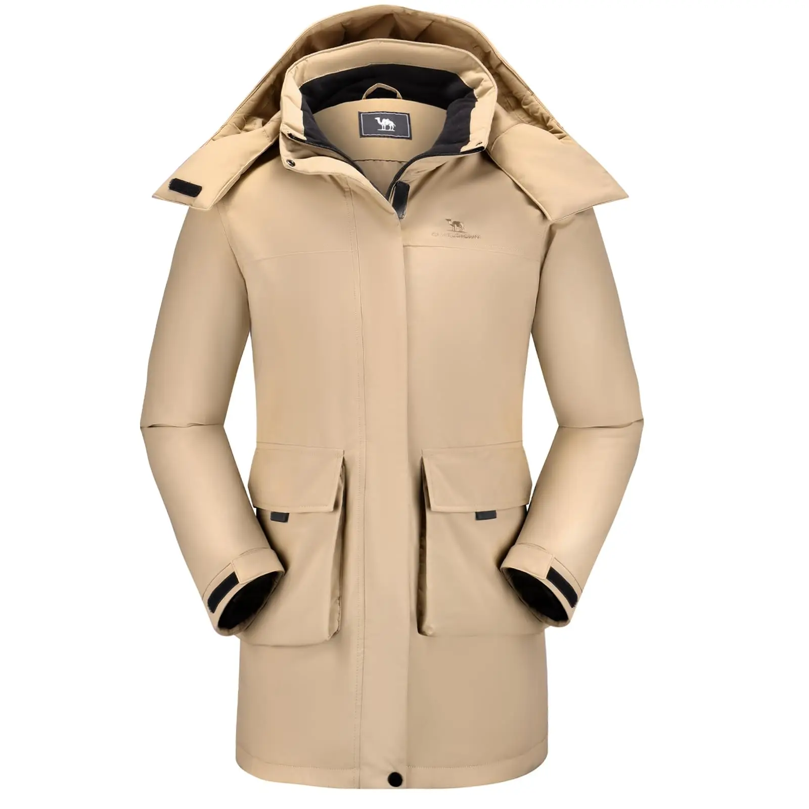 Women's Ski Jacket Winter Coat Hooded Windbreaker Mountaineering Snowboarding Jacket