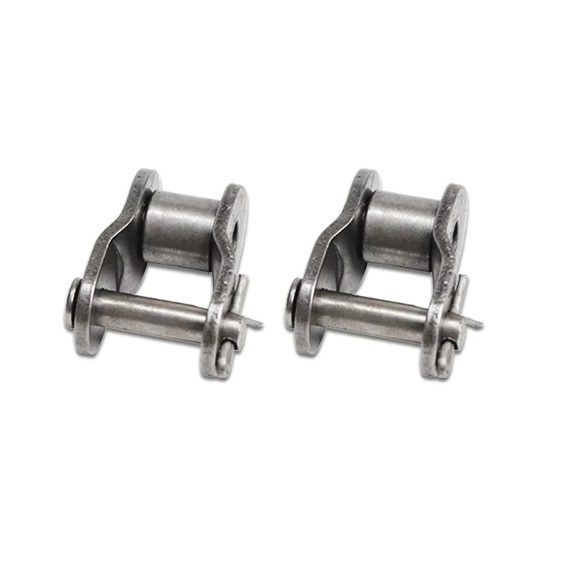 Carbon Steel Roller Chain Connector 04C 06B 08B 10A 12A 16A 24A Industrial Chain Join Buckle Half/Full Buckle for Machinery