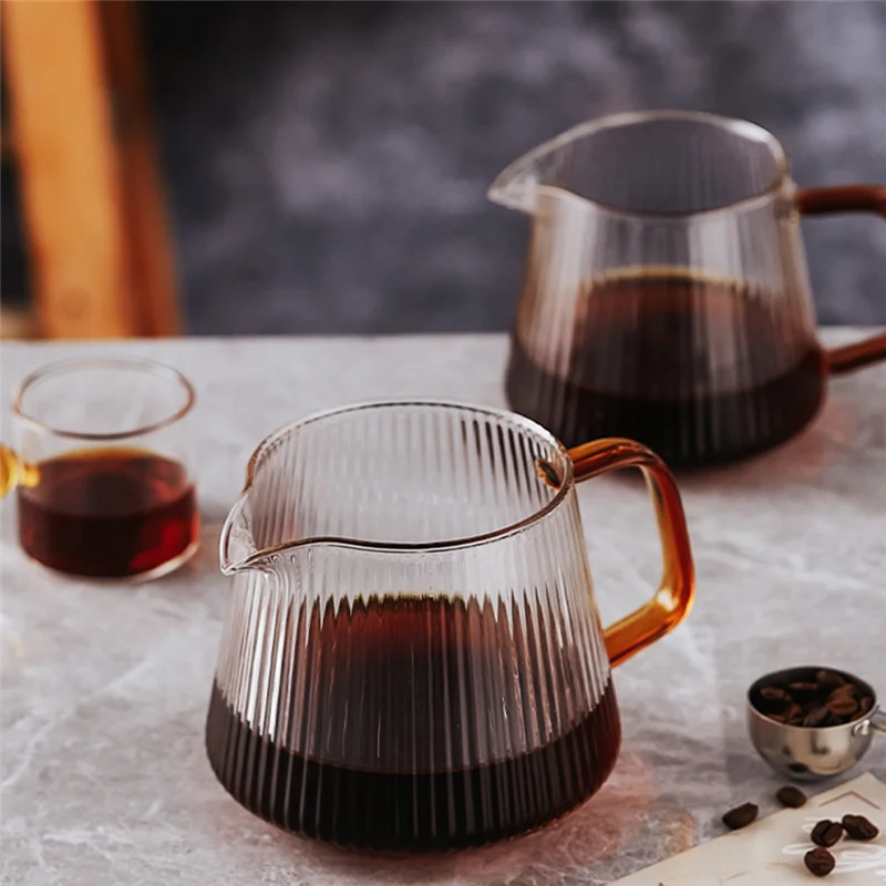

Pour over Coffee Dripper Coffee Pot Set Coffee Server Coffee Maker Brewing Cup V02 Glass Coffee Funnel Drip Coffee Set A