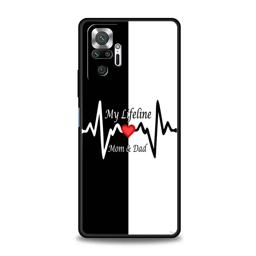 Cute Couple Letters Art Soft TPU Phone Case