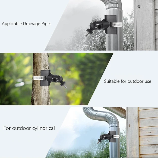 Support Caméra POFET 2 Pièces - Rotation 360° Pour Arlo Pro, Ring, Wyze Et Autres Marques
