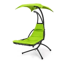 Hanging Curved Chaise Garden Furniture Outdoor Swing Chair Modern Design Cradle Patio Swing Chair 3