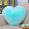Heart Shaped Sofa Cushion Soft Plush Pillow Cushion Decorative Thick Shaggy Fluffy Sofa Pillow Doll Home Decor