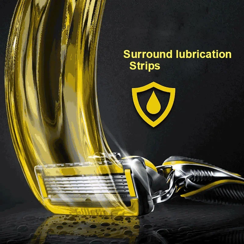 질레트 퓨전 PROSHIELD 면도기, 브랜드 면도기, 세척 가능한 수동 안전 면도기 리필, 남성용 얼굴 관리