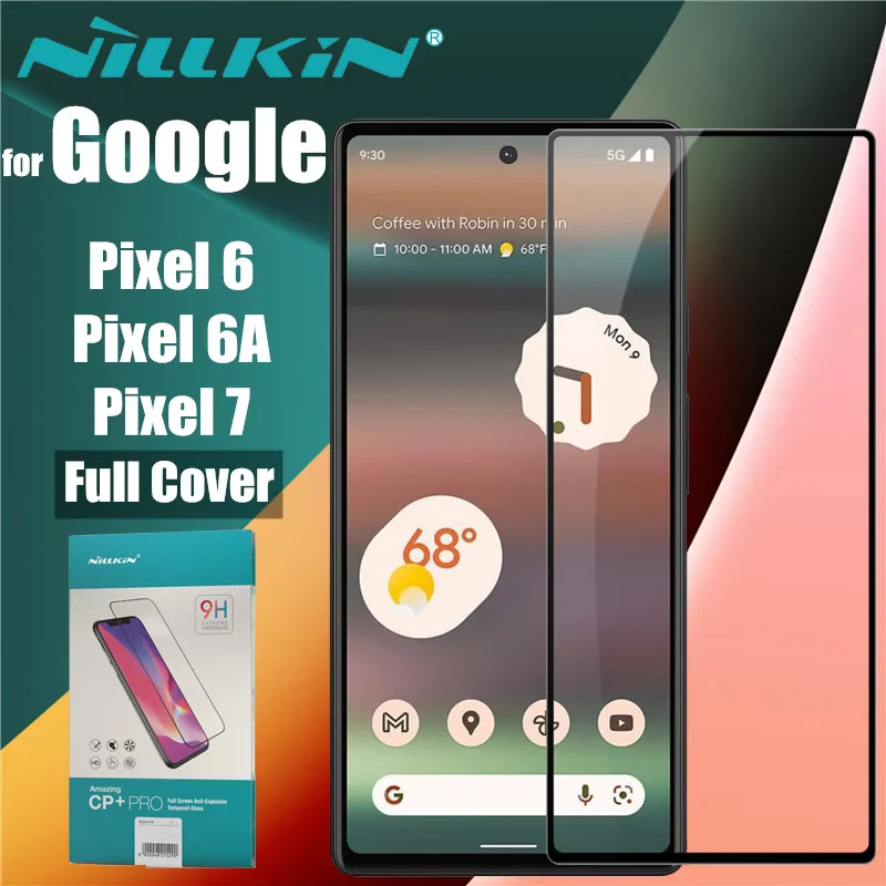 

For Google Pixel 7 6A 6 Nillkin CP+ Pro 2.5D Ultra-Thin Full Cover Tempered Glass Screen Protector Hard Glass