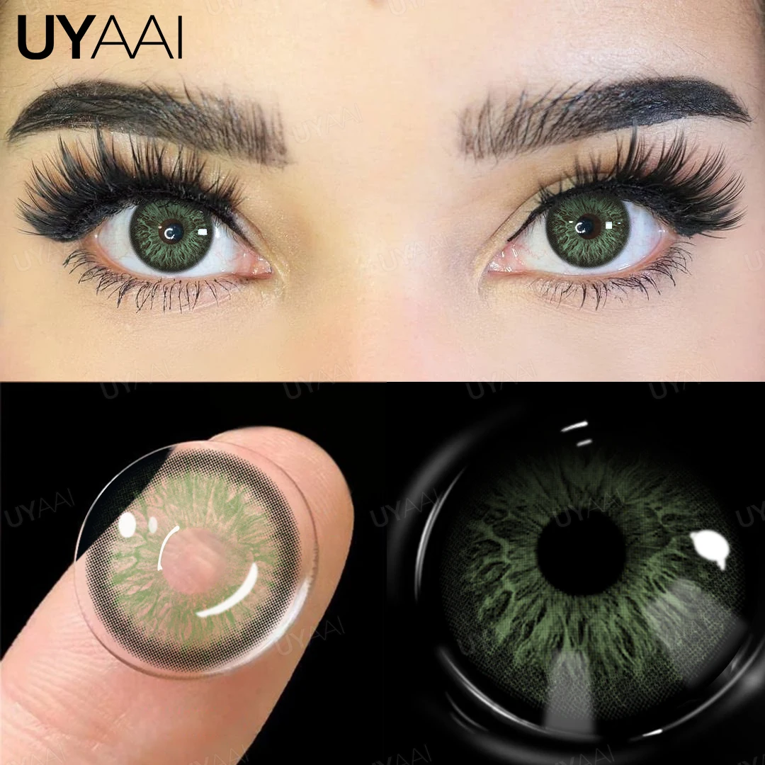 UYAAI Contact Lenses Blue Eye Contacts Lenses for Women Purple Lenses Natural Colored Pupils for Eyes Green Lenses Eye Color