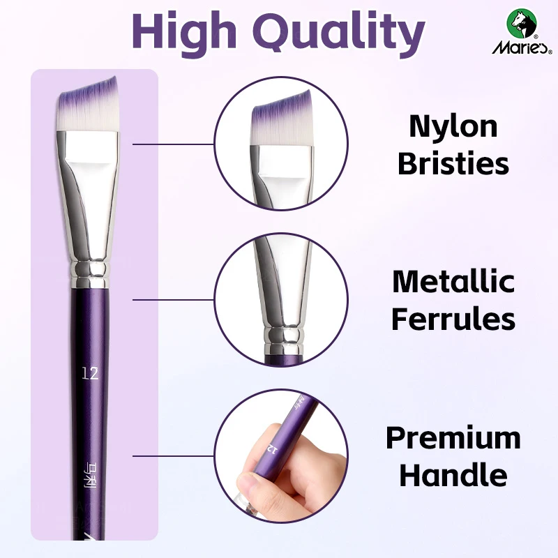 5 Pcs Professional Paint Brushes Set 3