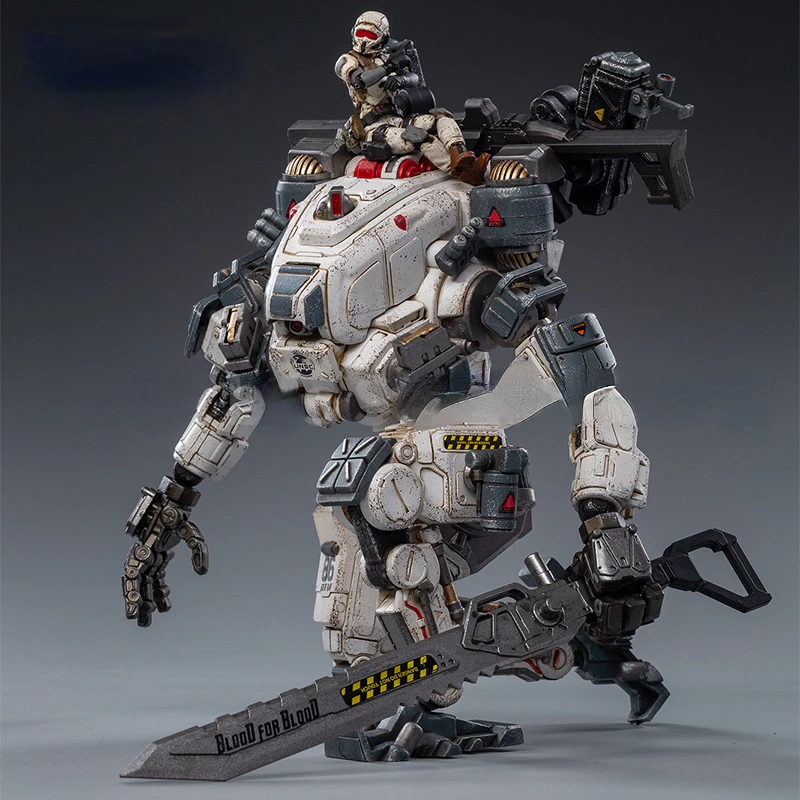 In Stock JOYTOY GOD OF WAR 86(White) Mechanical Armor Action