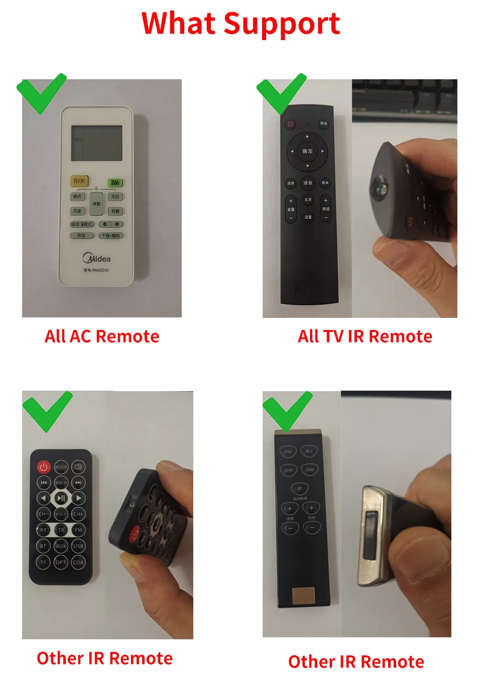Tuya wifi smart ir fernbedienung smart life app ersetzen tv dvd aud ac remote arbeitet mit alexa google home – Detail 13