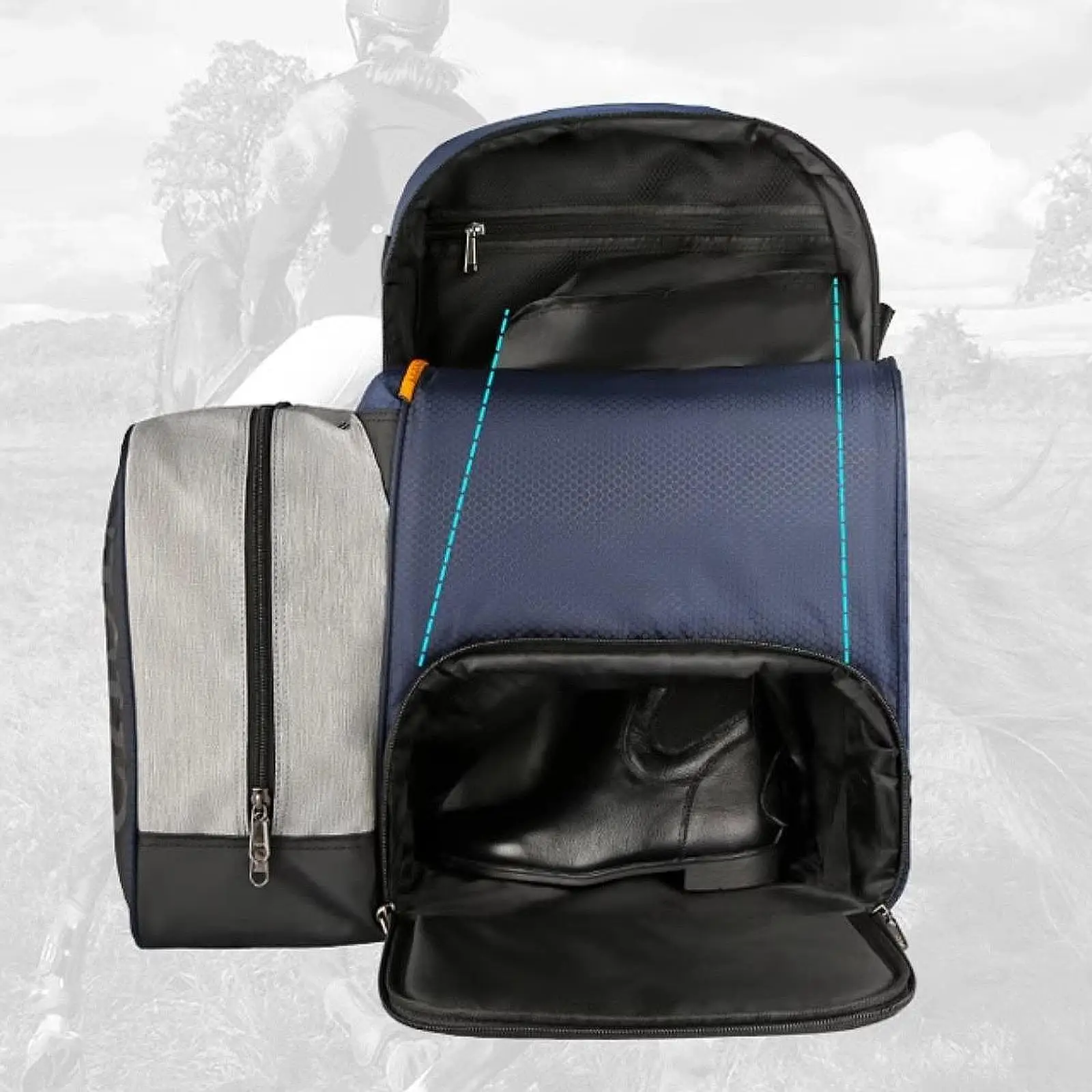 Equestrian Horse Riding Bag Boots Bag Sturdy for Sports Camping and Shopping