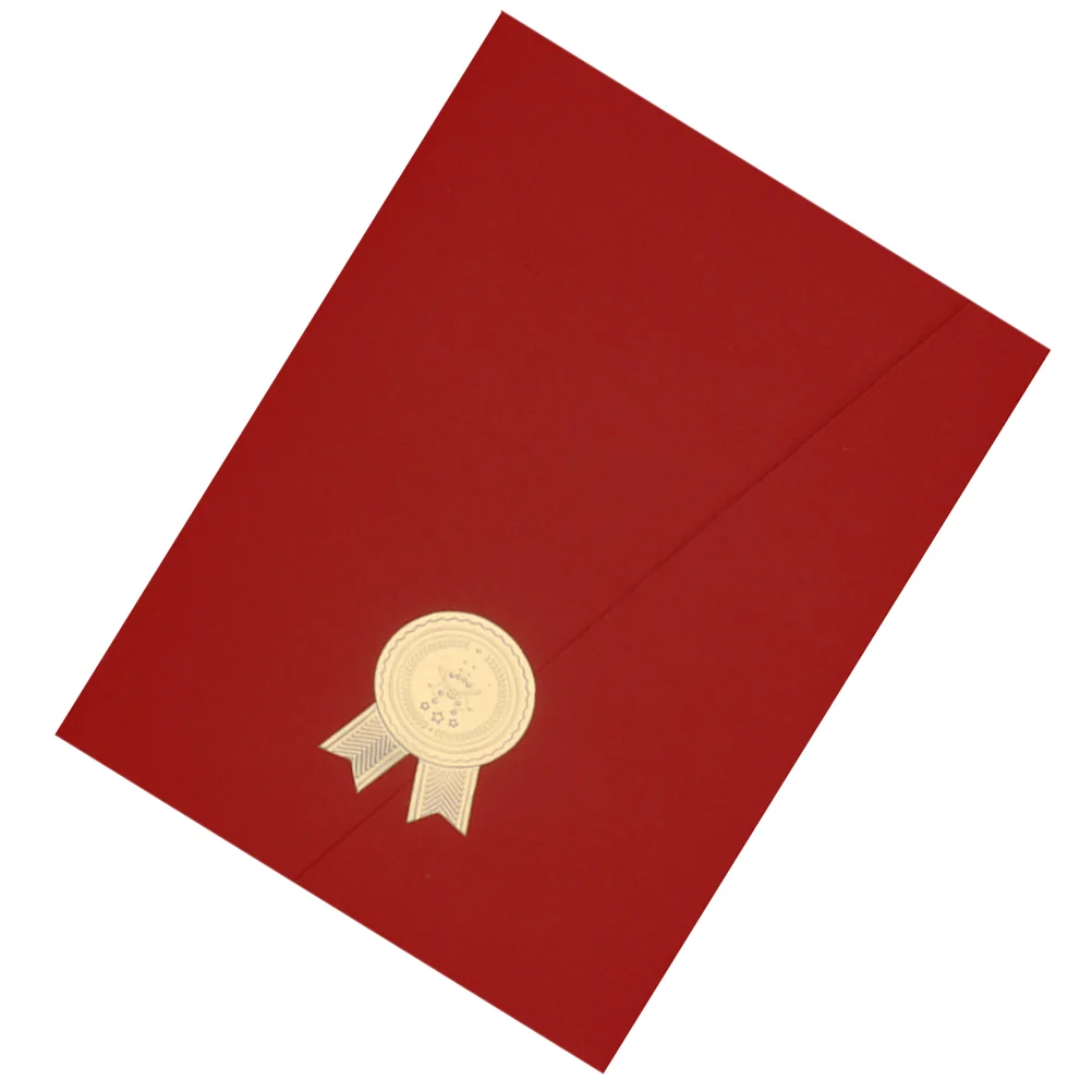 

Letter of Appointment Honor Certificate Shell Staff Folders Graduation Diploma Holder Paper Decorative Cover