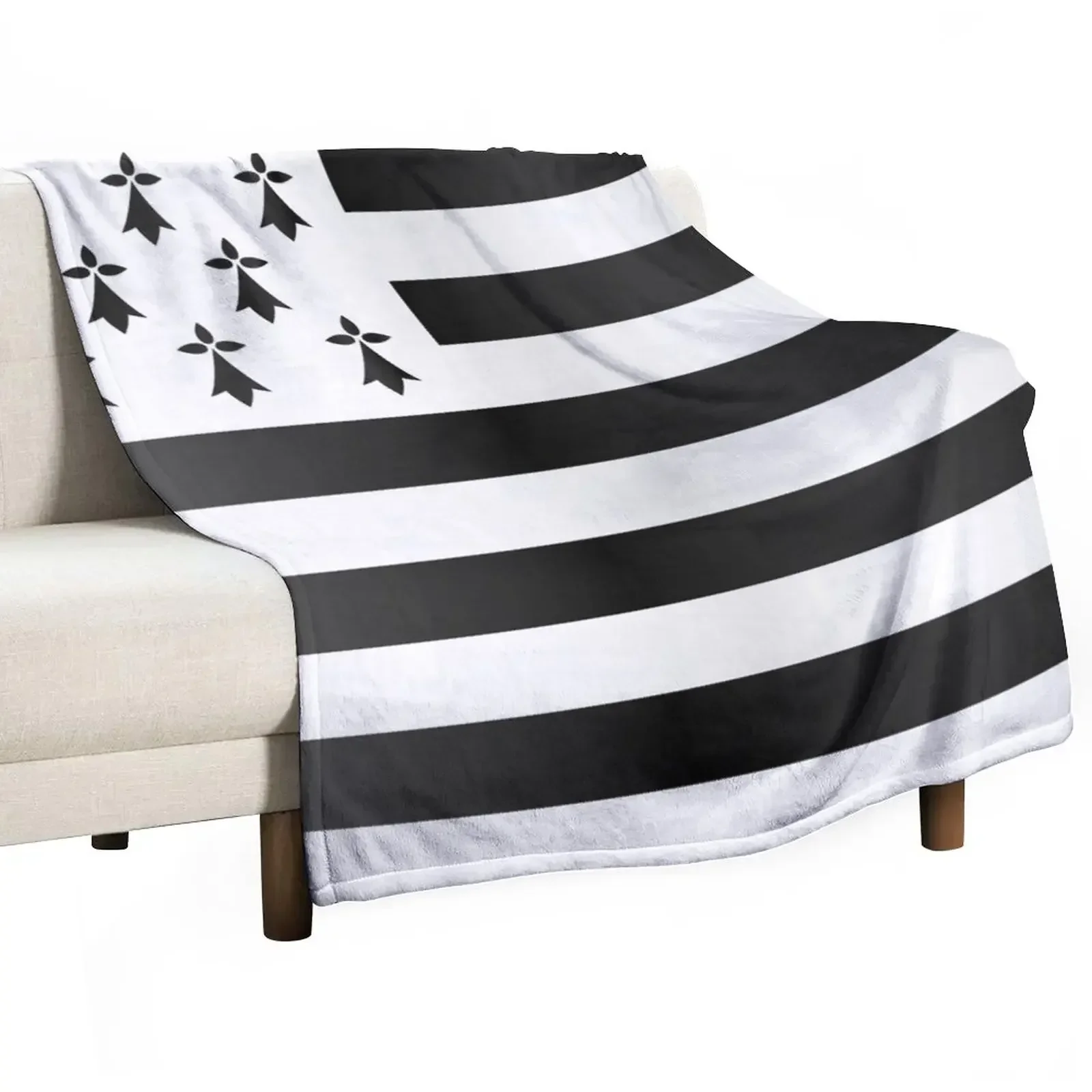 

Drapeau Breton Throw Blanket for babies Plush Blankets