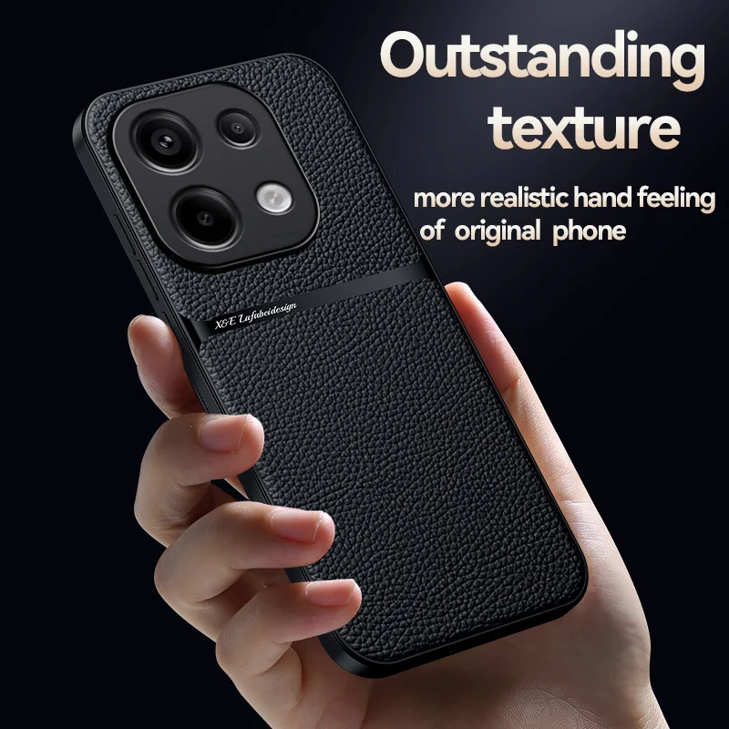 ESTH® Custodia per Xiaomi Redmi Note 13 Pro Plus con 2 Pezzi Pellicola Protettiva, 360° Rotante Staffa [Compatibile con Supporto Magnetico per Auto], Cover Paraurti PC+TPU, Nero